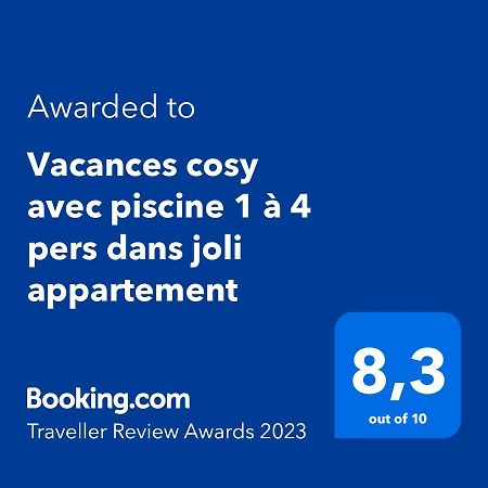 Vacances Avec Piscine Et Entree Autonome Dans Jolie Appartement Jusqu'A 4 Personnes Sérignan Exterior foto